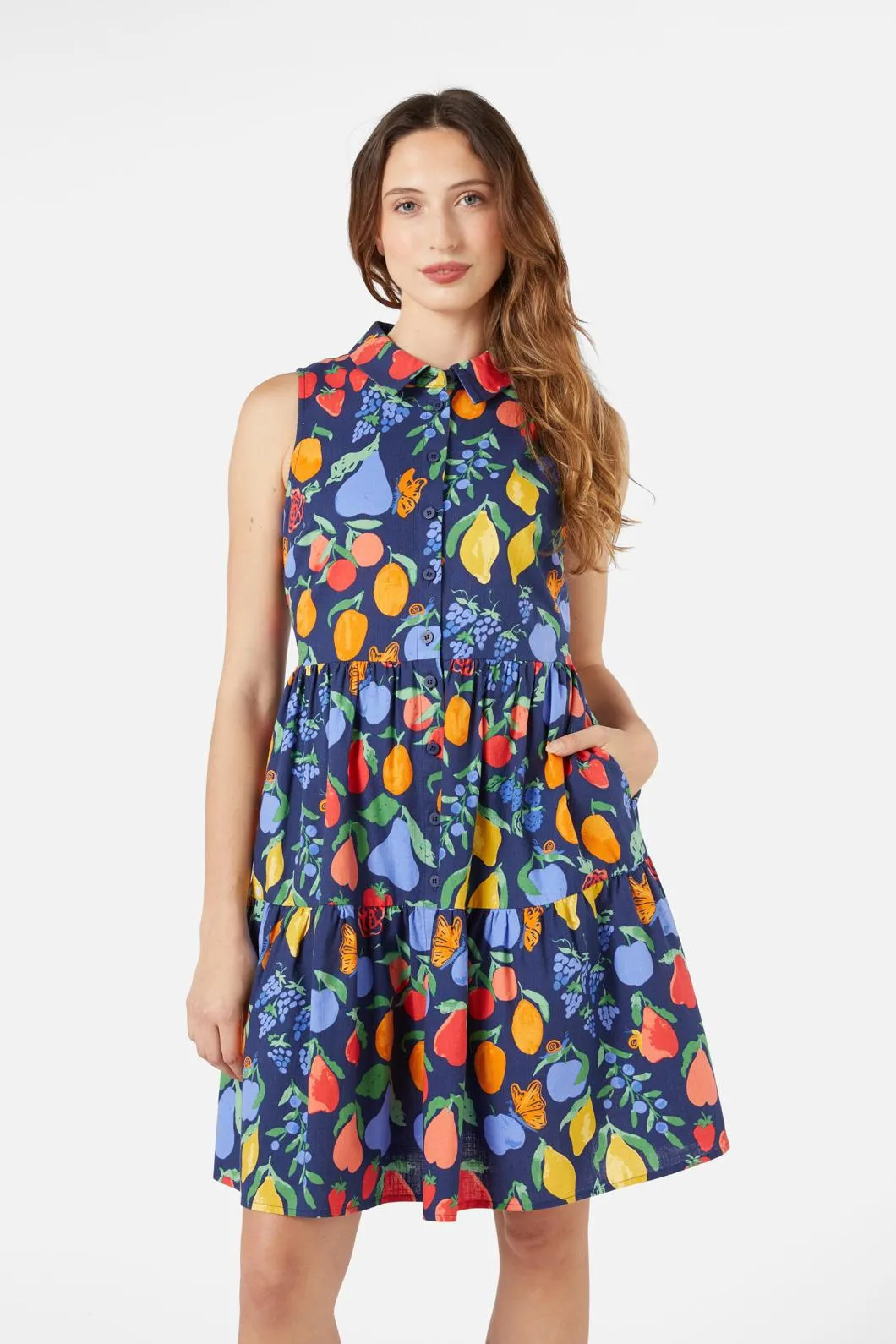 Fruit Bowl Shirt Dress sold by Modcloth