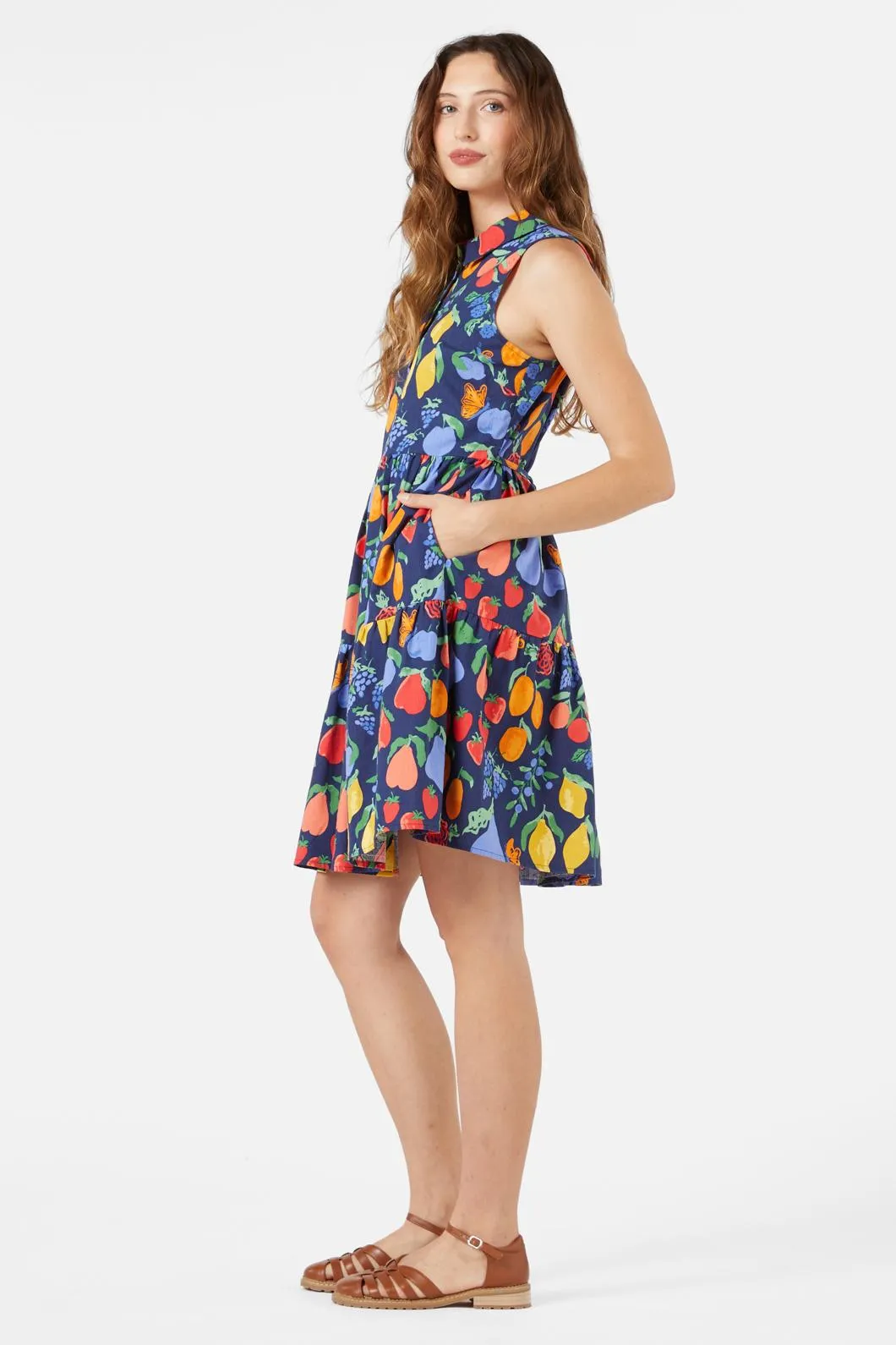 Fruit Bowl Shirt Dress sold by Modcloth product image thumbnail 3