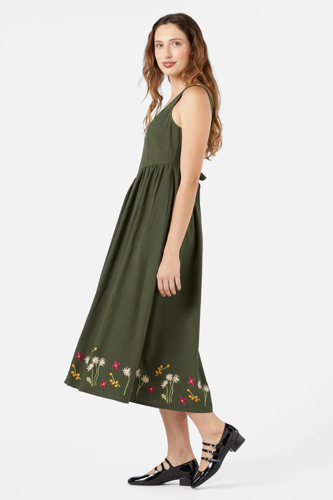 Native Embroidered Midi Dress sold by Modcloth product image thumbnail 3