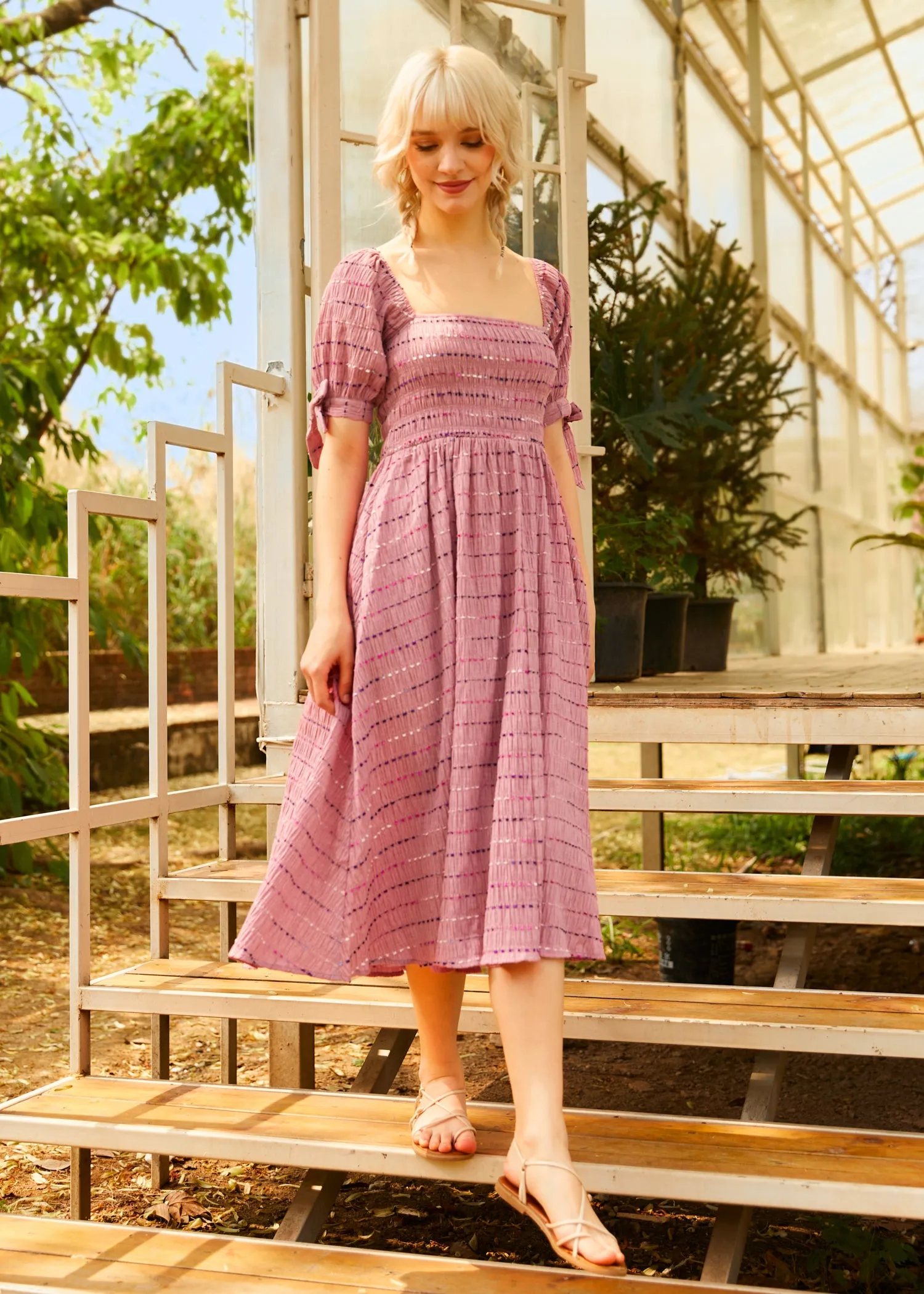 Lavender Daydream Midi Dress sold by Modcloth product image thumbnail 3