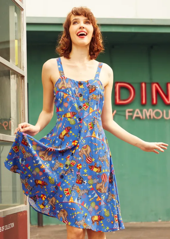 Sun-Kissed Stroll Fit & Flare Dress sold by Modcloth