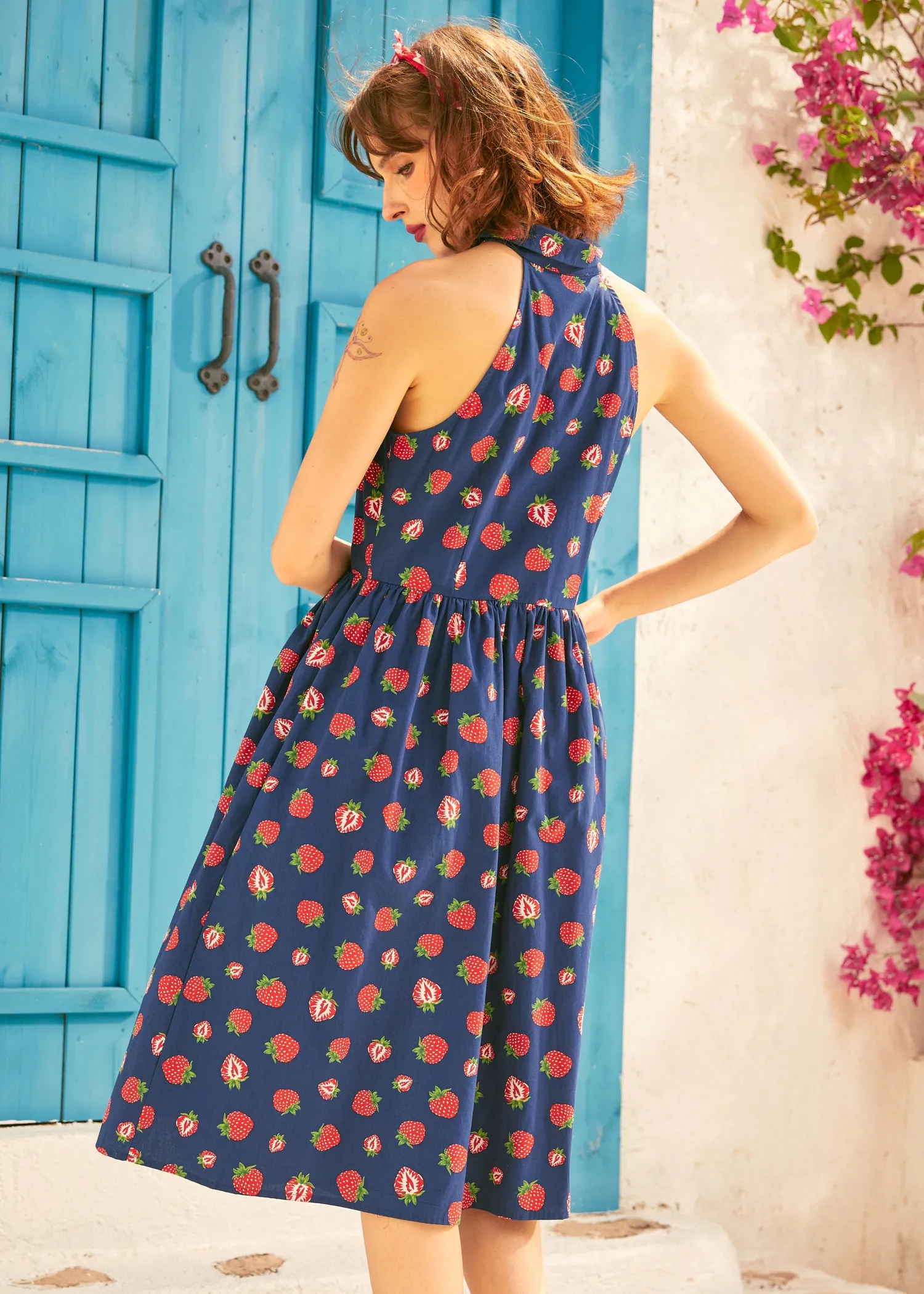 Cutaway Shirt Fit & Flare Dress sold by Modcloth product image thumbnail 4