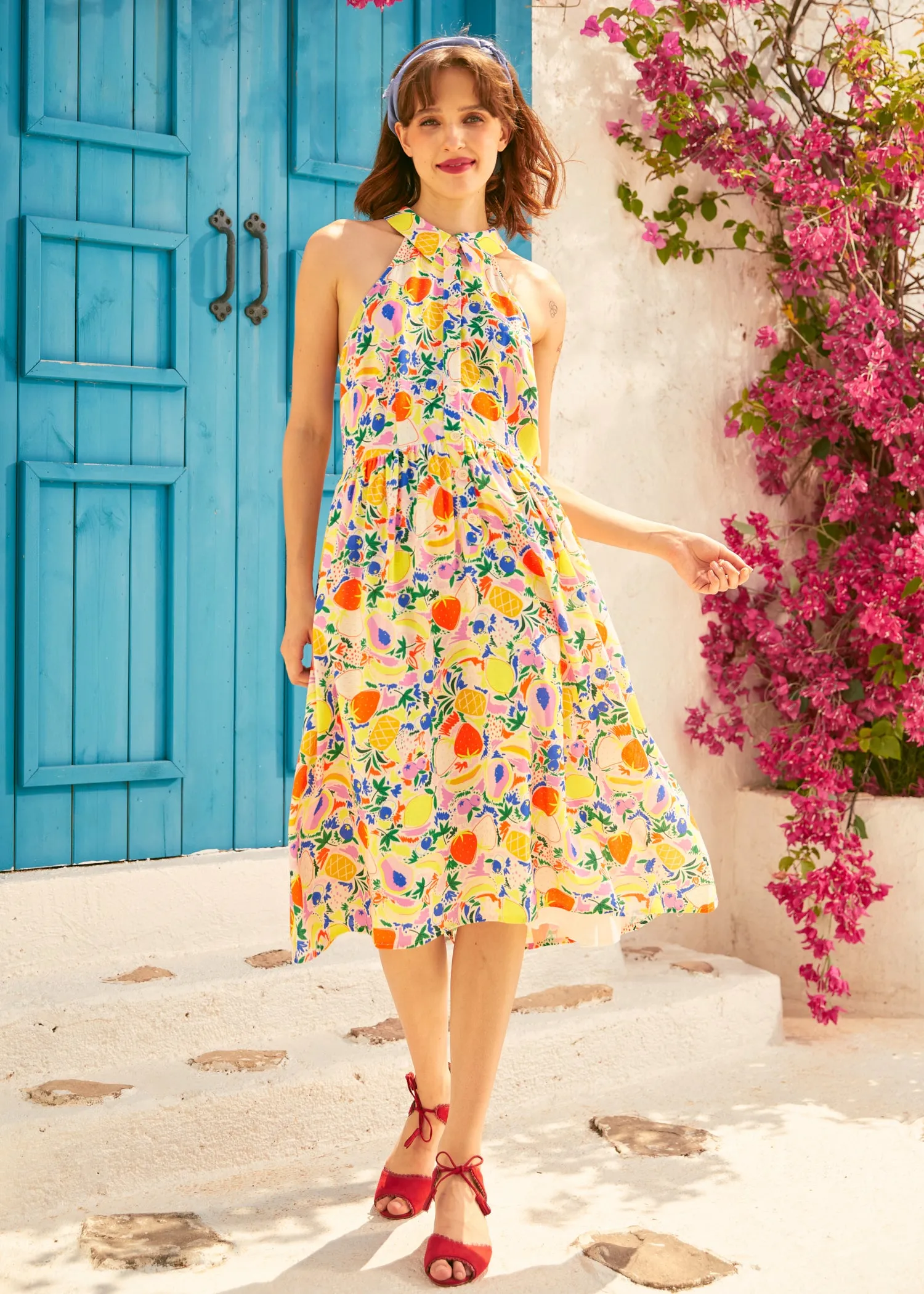 Cutaway Shirt Fit & Flare Dress sold by Modcloth product image thumbnail 3