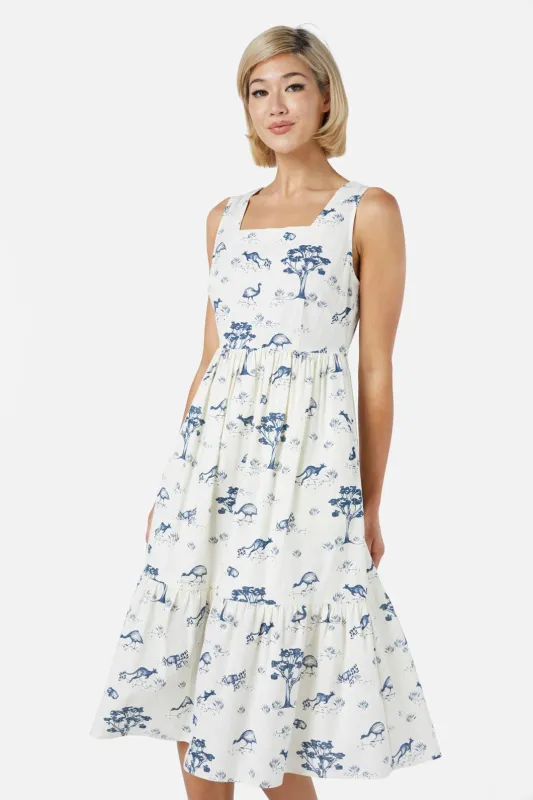 Aus Toile Midi Dress sold by Modcloth