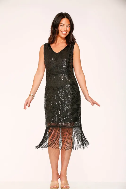 Black Flapper Dress sold by Modcloth