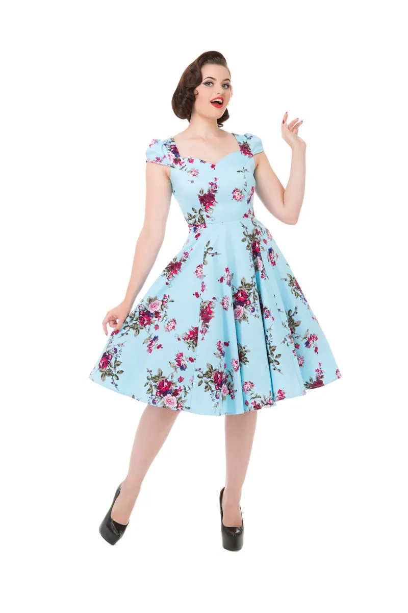 Blue Royal Ballet Swing Dress sold by Modcloth