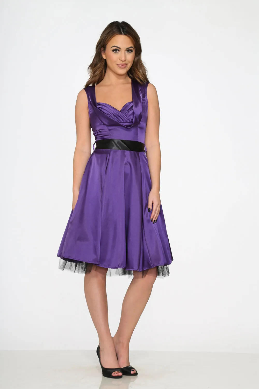 Purple Occasional Swing Dress sold by Modcloth product image thumbnail 3