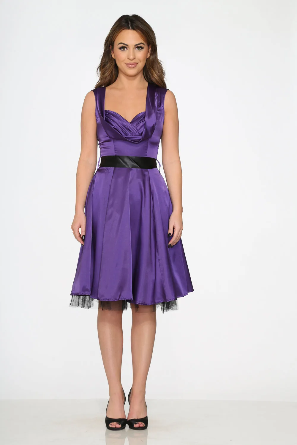 Purple Occasional Swing Dress sold by Modcloth product image thumbnail 2