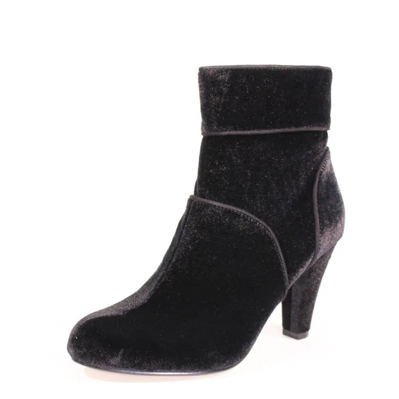 Topaz Velvet Booties sold by Modcloth