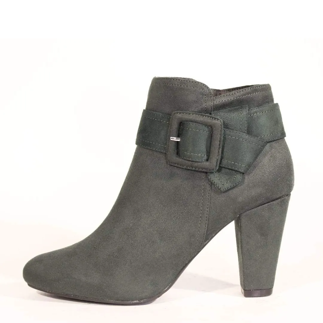 Debbie Suede Booties sold by Modcloth