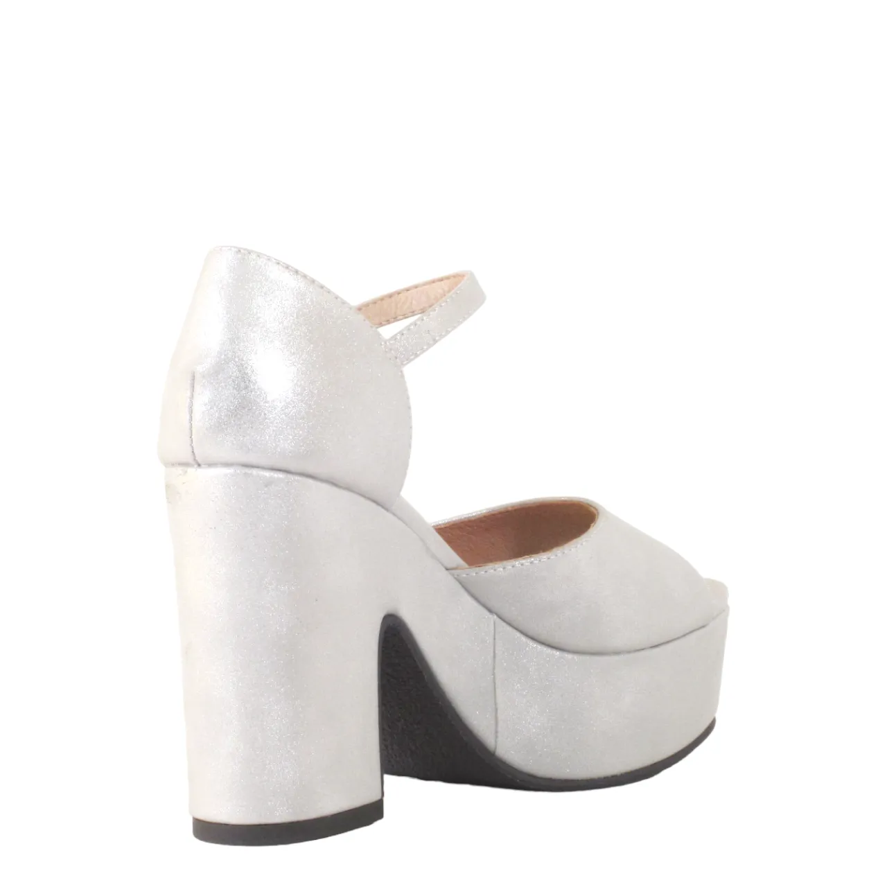 Quill Silver Platform Heels sold by Modcloth product image thumbnail 4