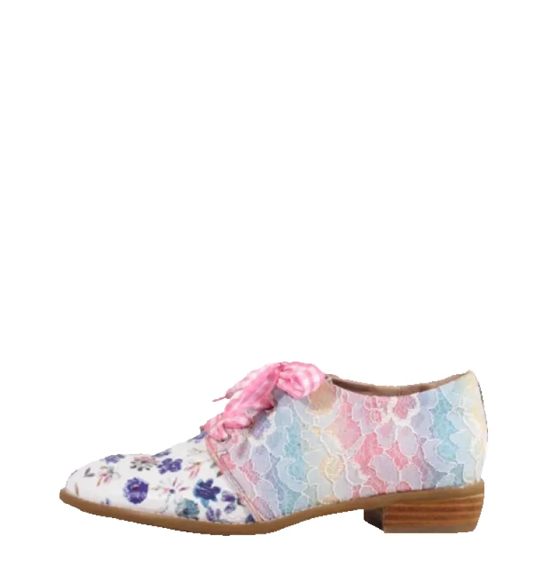 Diba Floral Retro Loafers sold by Modcloth