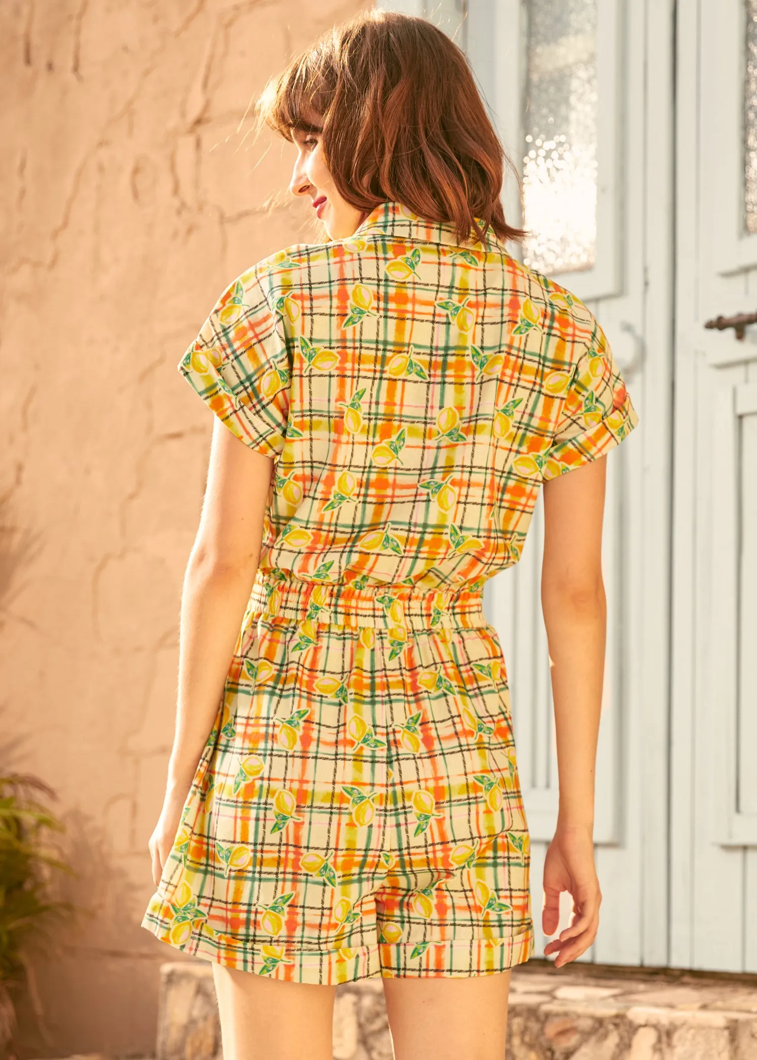 Buttoned Up & Out Romper sold by Modcloth product image thumbnail 5