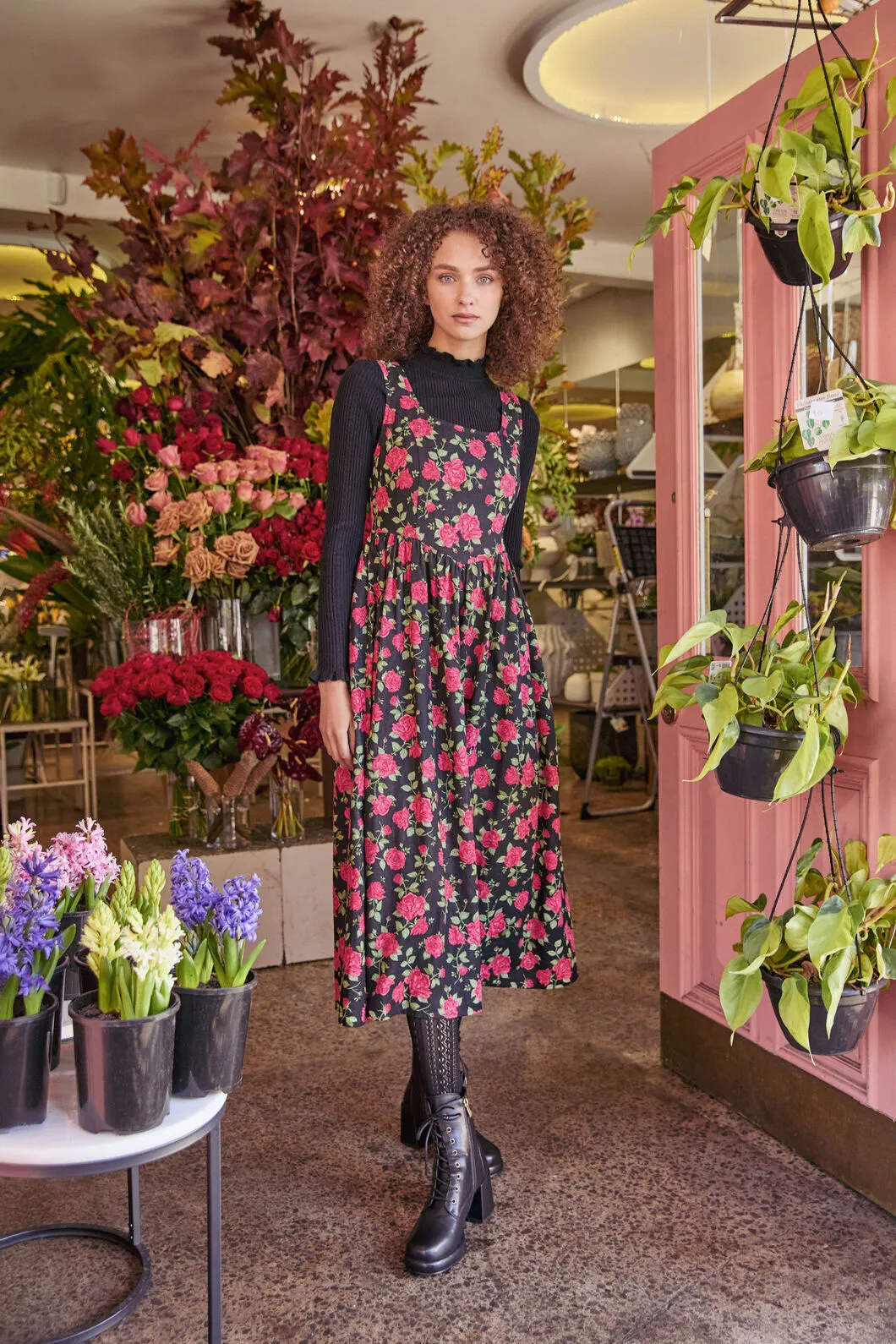 Winter Rose Midi Dress sold by Modcloth product image thumbnail 2