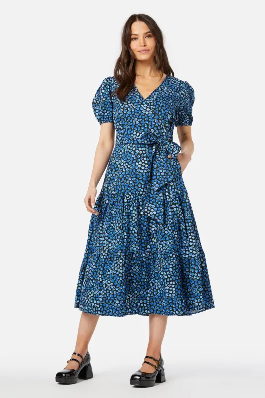 Bessie Midi Wrap Dress sold by Modcloth