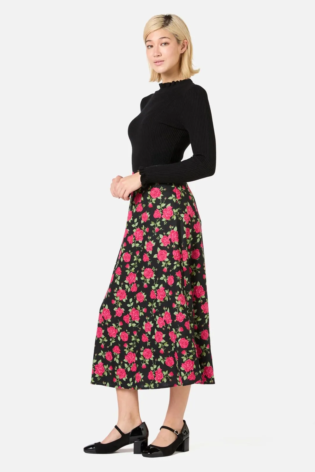 Winter Rose Midi Skirt sold by Modcloth product image thumbnail 4