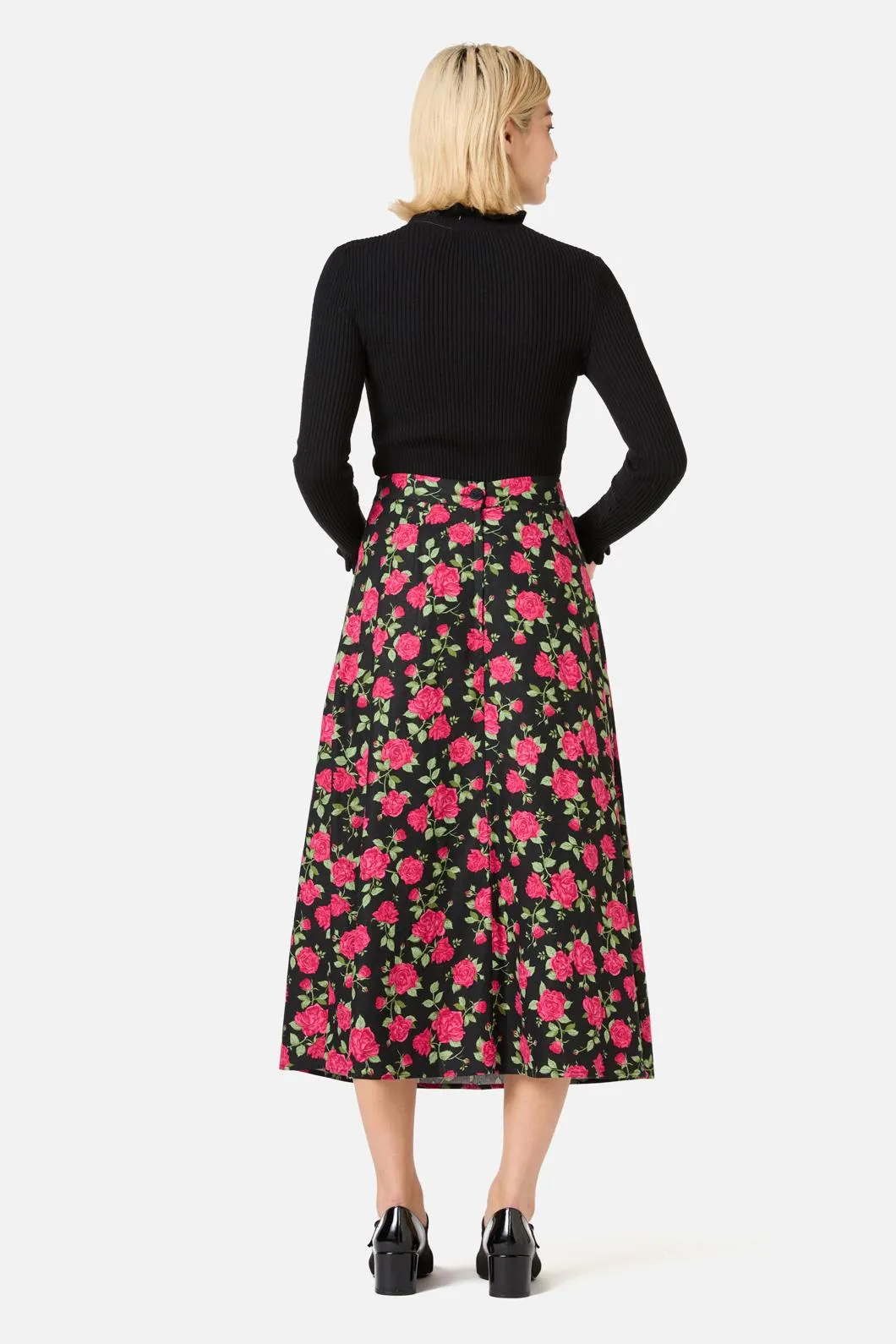 Winter Rose Midi Skirt sold by Modcloth product image thumbnail 5