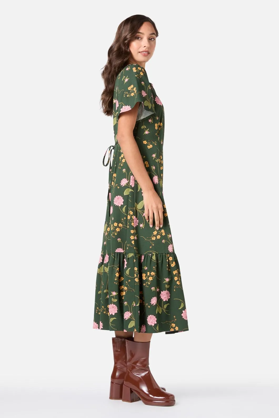 Esmerelda Floral Midi Dress sold by Modcloth product image thumbnail 3