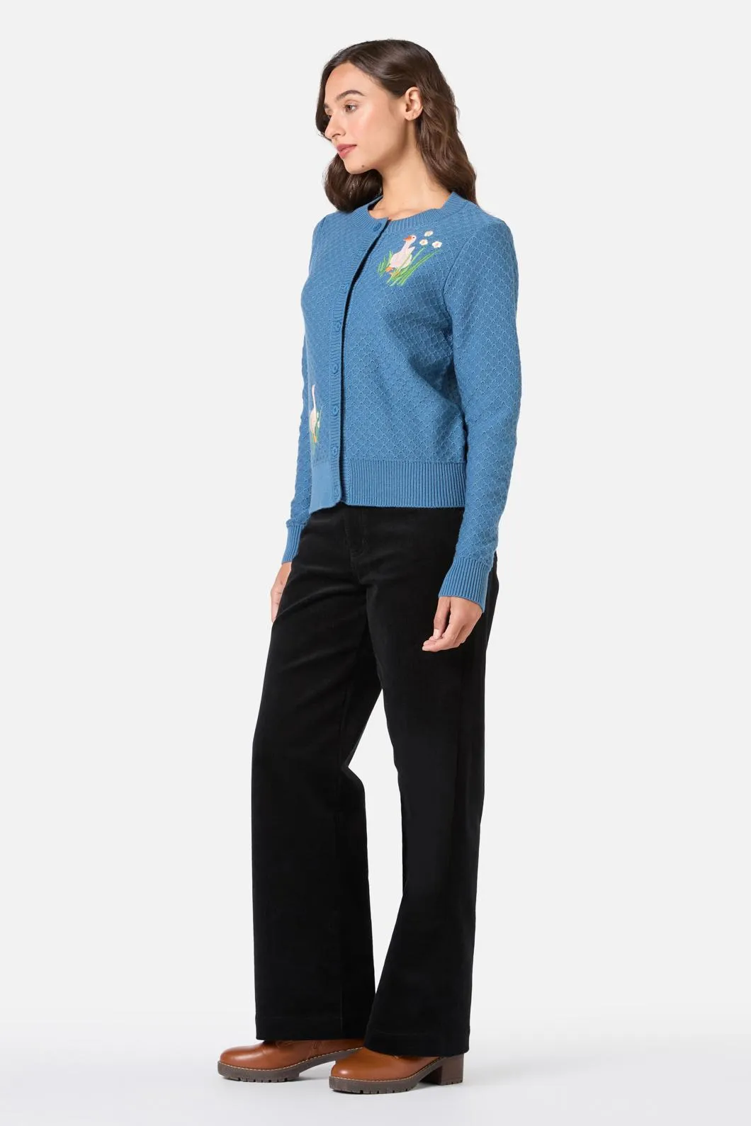 Goose Embroidered Cardigan sold by Modcloth product image thumbnail 3