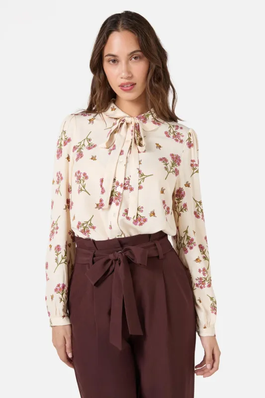 Flora Bee Long Sleeve Blouse sold by Modcloth