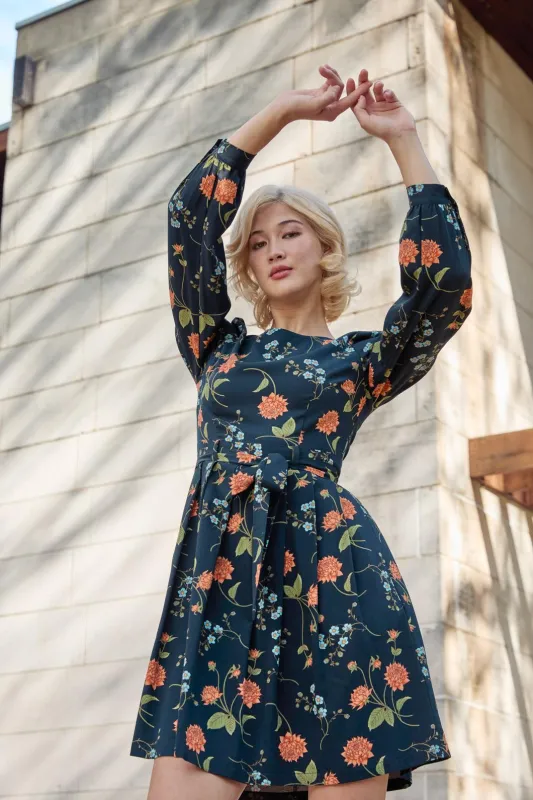 Esmerelda Floral Mini Dress sold by Modcloth