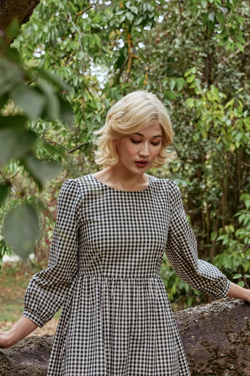 Renae Check Midi Dress sold by Modcloth product image thumbnail 3