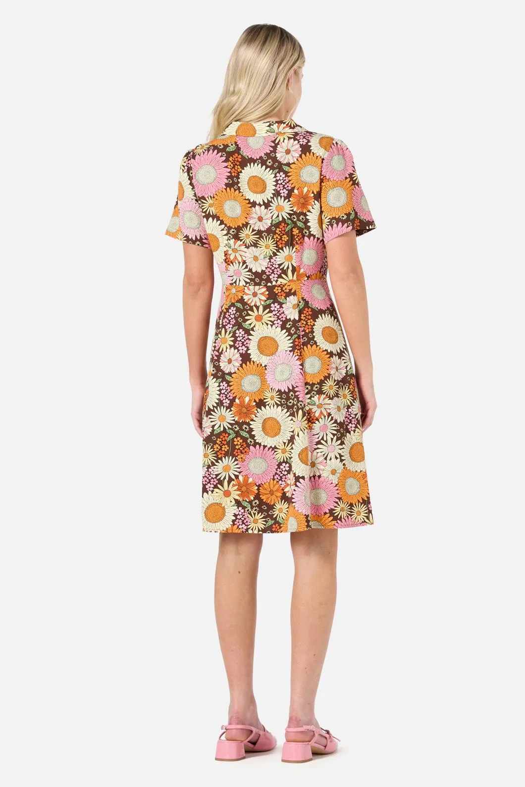 Viva Floral Shirt Dress sold by Modcloth product image thumbnail 5