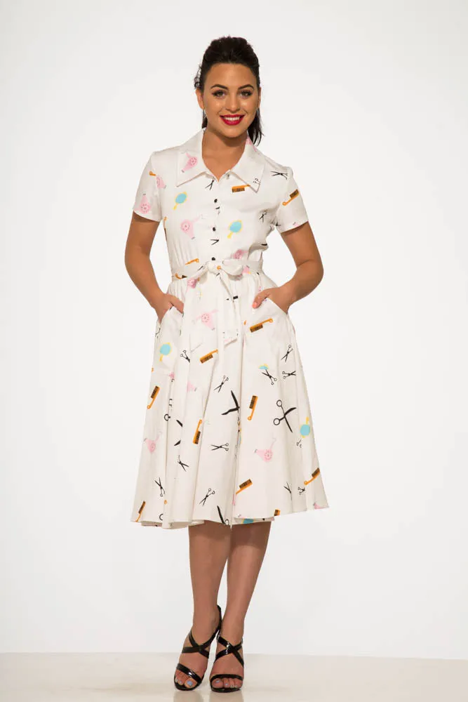 Beauty Salon Top and Swing Skirt sold by Modcloth product image thumbnail 4