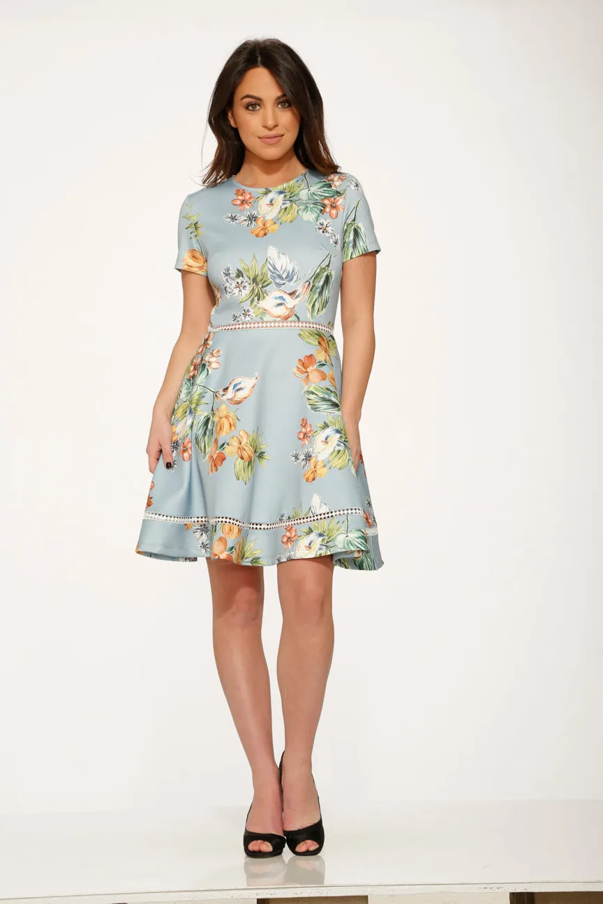 Mint Floral Swing Dress sold by Modcloth product image thumbnail 3