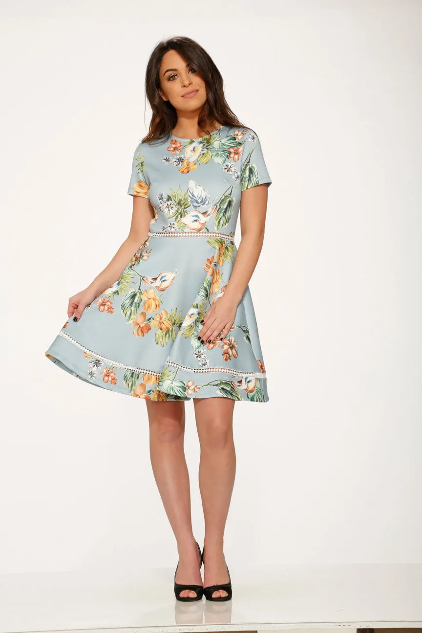 Mint Floral Swing Dress sold by Modcloth product image thumbnail 4