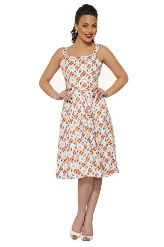 Blue Peach Swing Dress sold by Modcloth