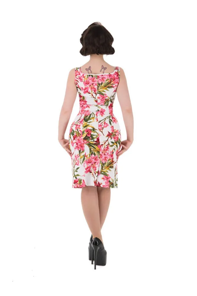 Pink Floral Wiggle Dress sold by Modcloth product image thumbnail 2