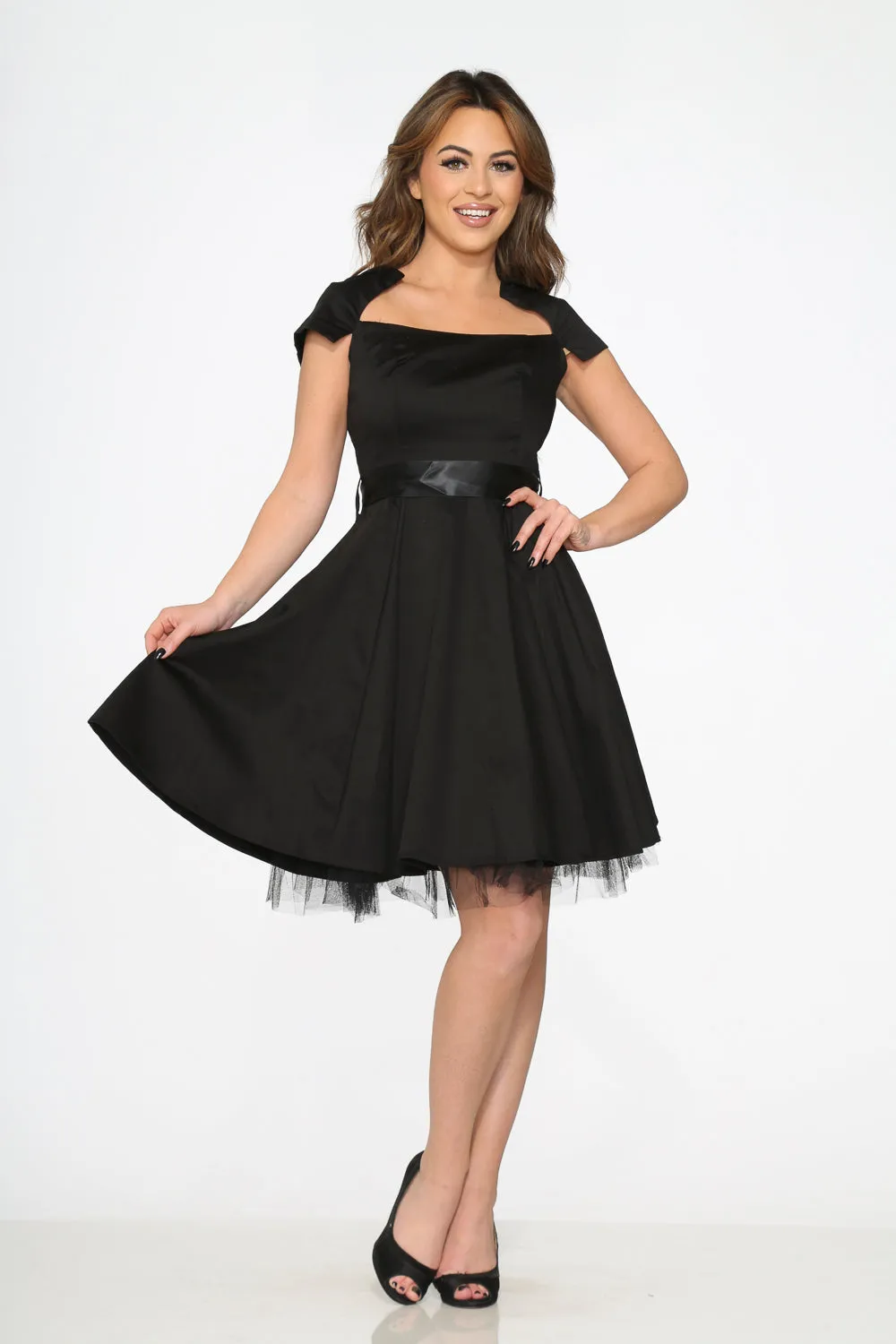 Black Swing Dress sold by Modcloth product image thumbnail 2