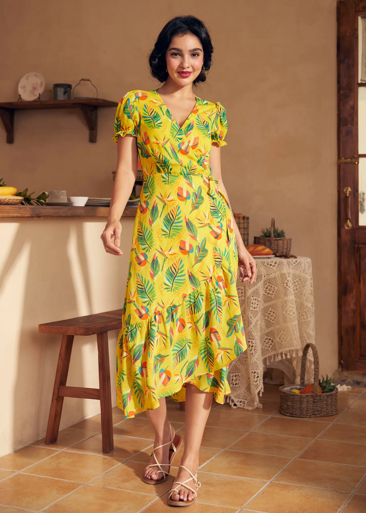 Air of Elegance Wrap Dress sold by Modcloth product image thumbnail 2