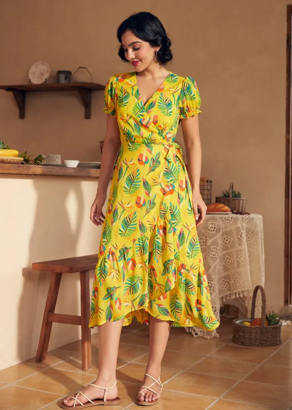 Air of Elegance Wrap Dress sold by Modcloth