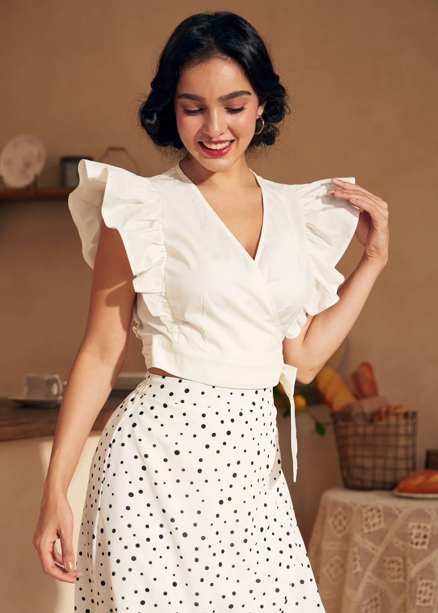 Wrapped in Ruffles Top sold by Modcloth product image thumbnail 3