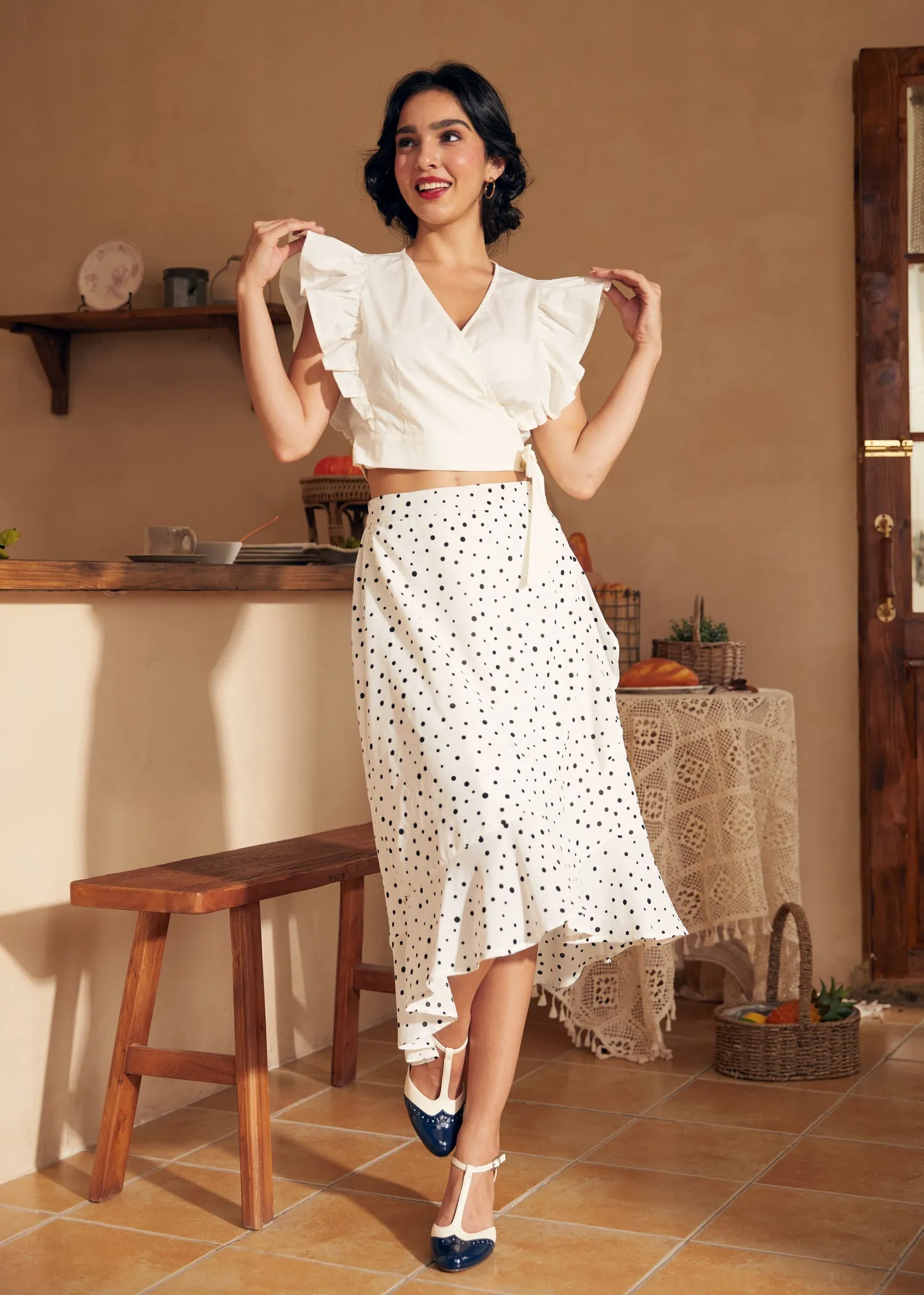 Wrapped in Ruffles Top sold by Modcloth product image thumbnail 4