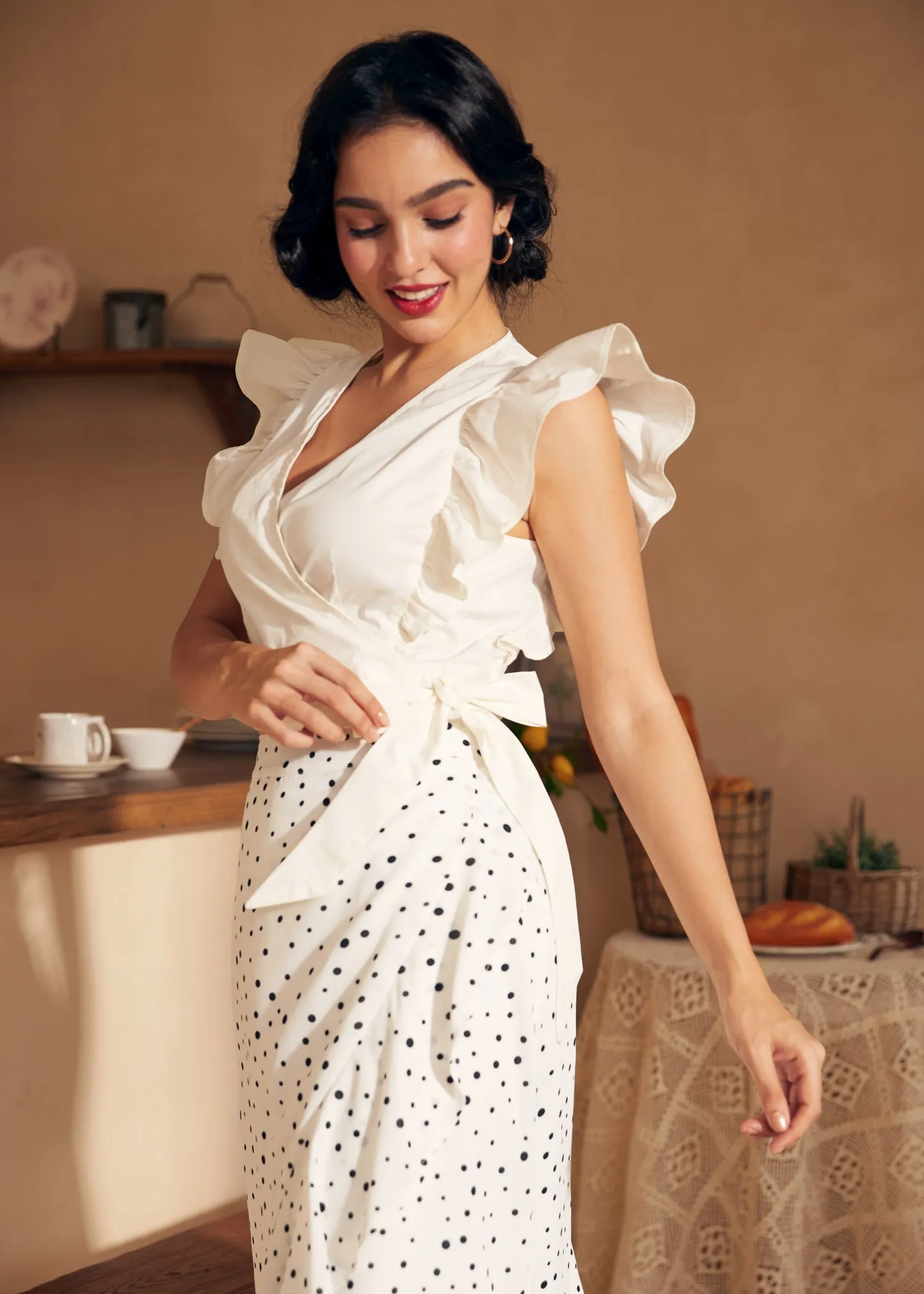 Wrapped in Ruffles Top sold by Modcloth product image thumbnail 5