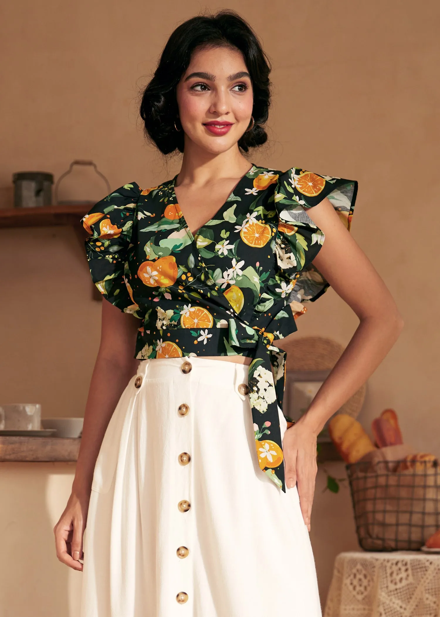 Wrapped in Ruffles Top sold by Modcloth product image thumbnail 3