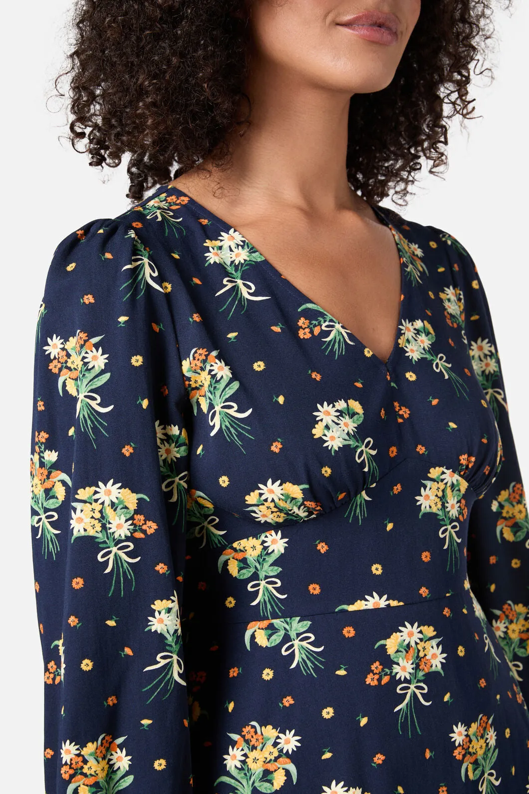 Lucia Floral Sleeved Dress sold by Modcloth product image thumbnail 5