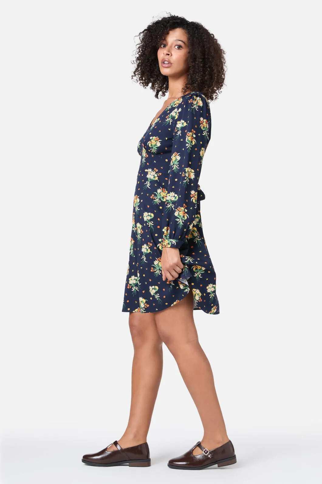 Lucia Floral Sleeved Dress sold by Modcloth product image thumbnail 3