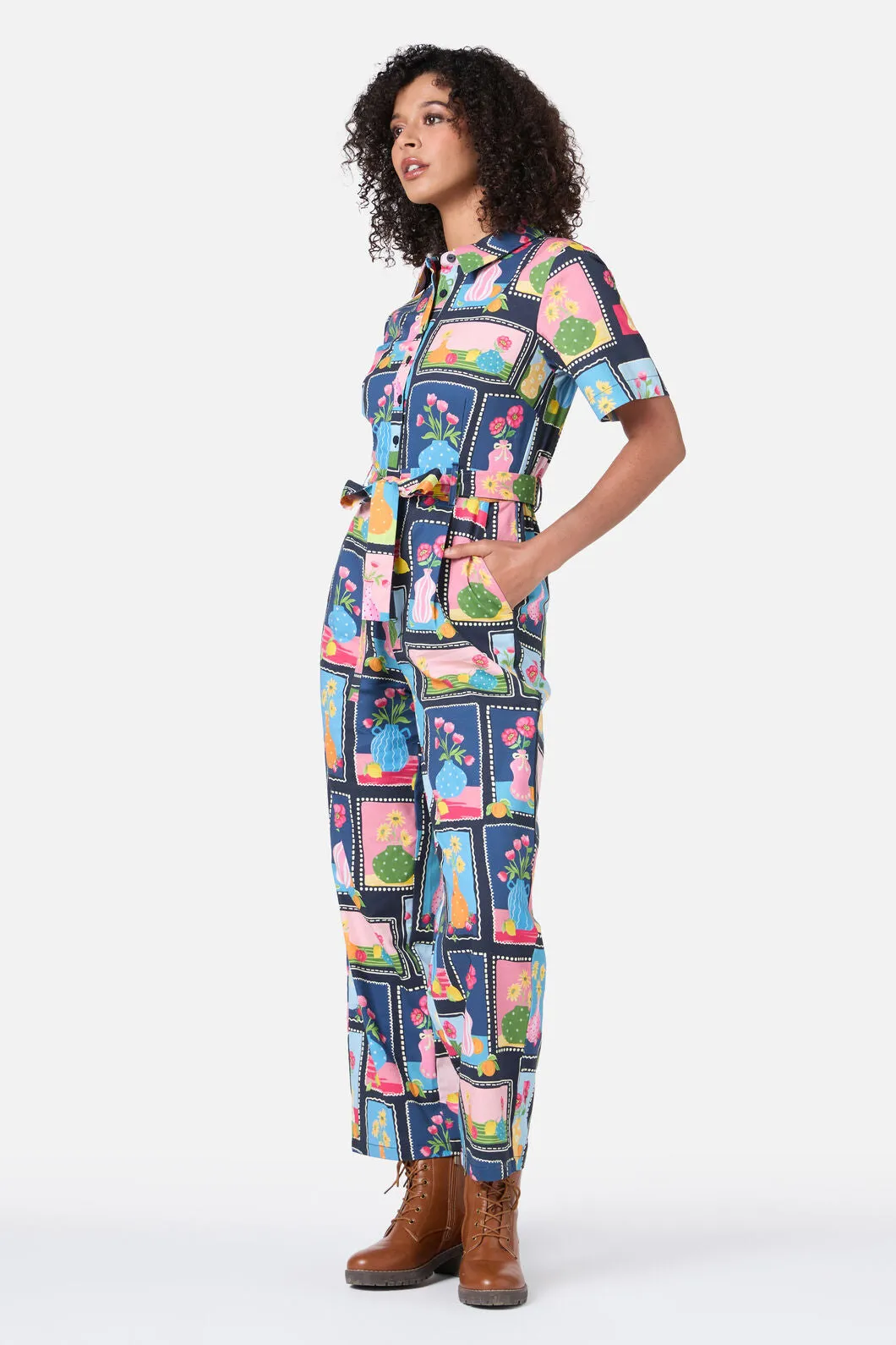 Flower Vases Jumpsuit sold by Modcloth product image thumbnail 3