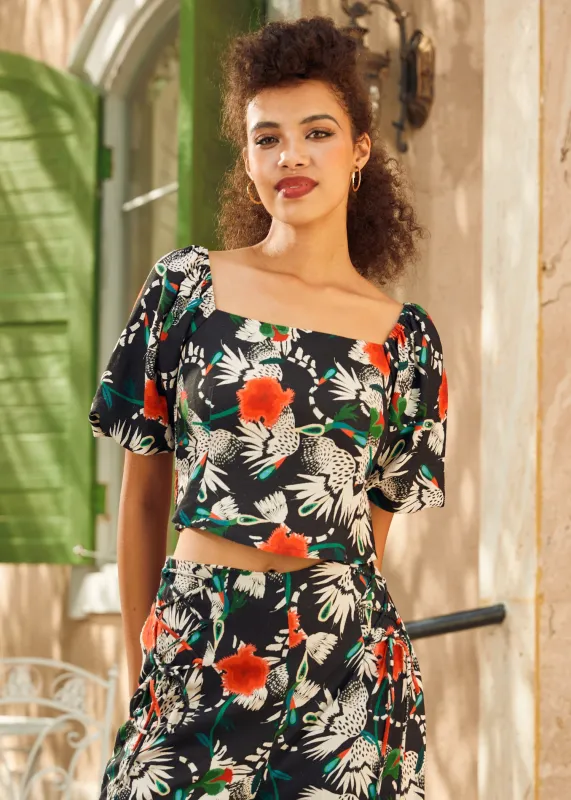 The Poetic Puff Sleeve Top sold by Modcloth