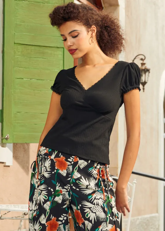 The Lovely in Lace Tee sold by Modcloth