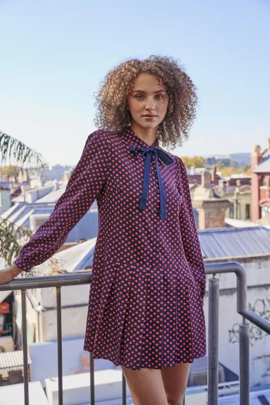 Flora Geo Shirt Dress made by Modcloth