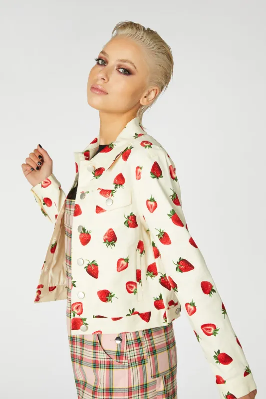 Strawberry Drill Jacket sold by Modcloth