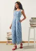 A Playful Bouquet Button-Front Jumpsuit sold by Modcloth