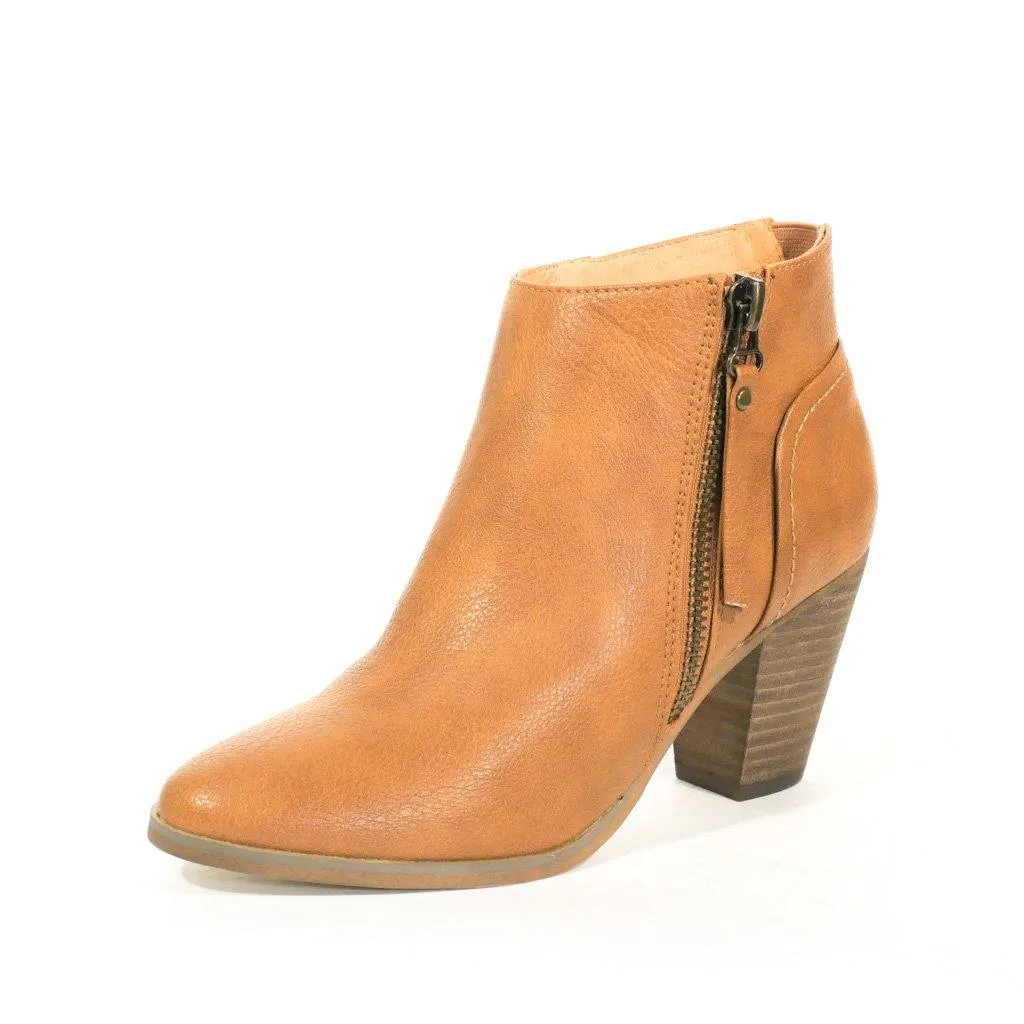 Babel Leather Booties sold by Modcloth