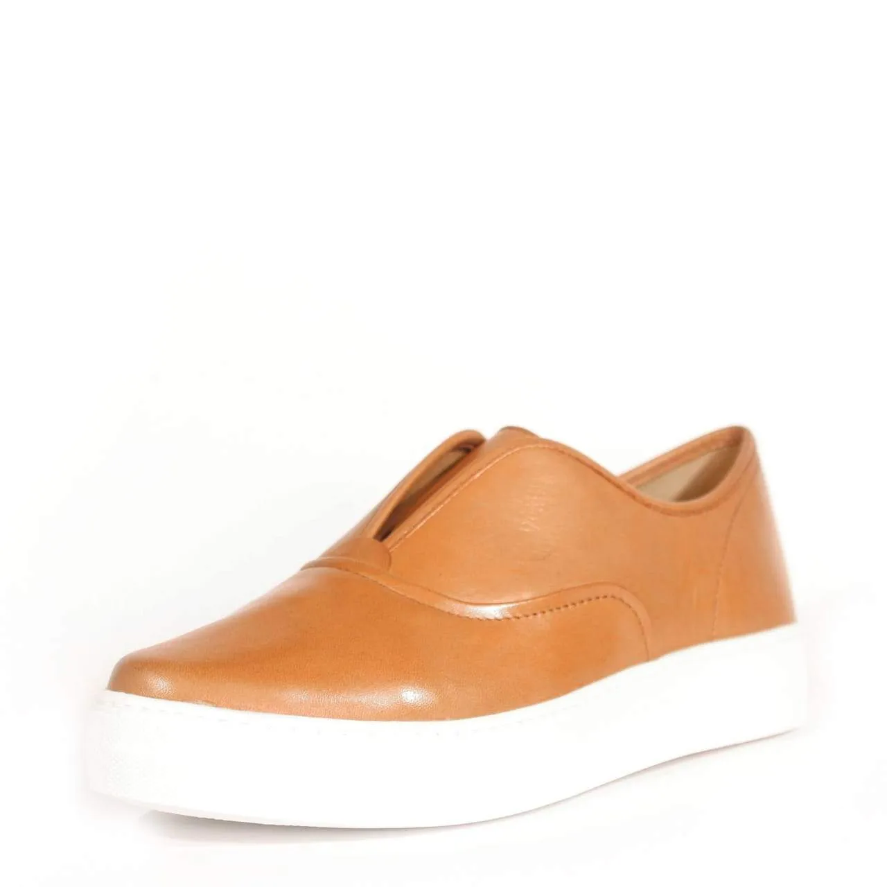 Wonder Slip On Leather Sneakers sold by Modcloth