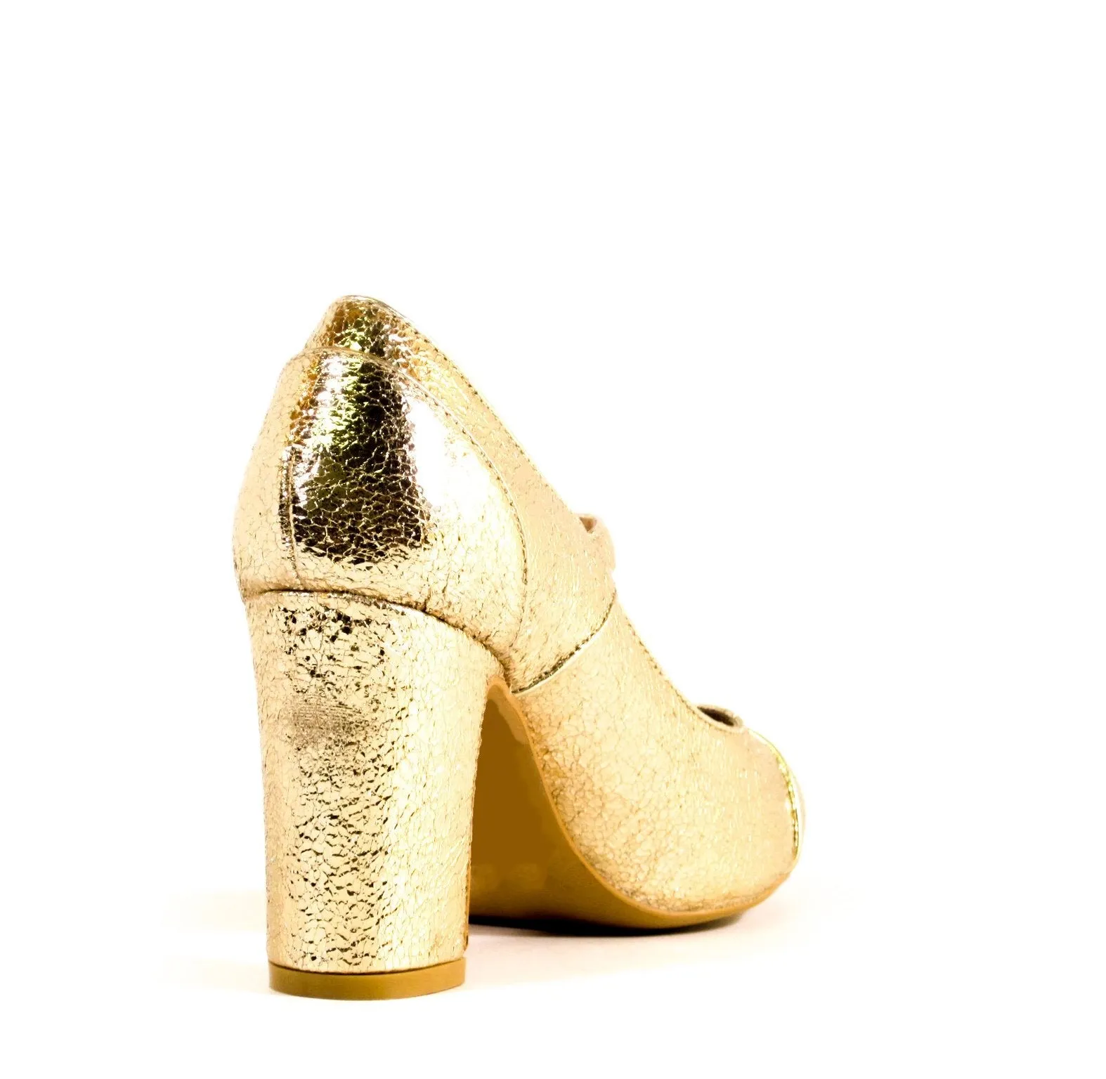 Orlando Gold Mary Jane Heels sold by Modcloth product image thumbnail 4